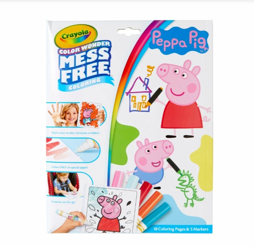 CRAYOLA COLOR WONDER FOLDALOPE PEPPA PIG 1 CRAYOLA COLOR WONDER FOLDALOPE PEPPA PIG