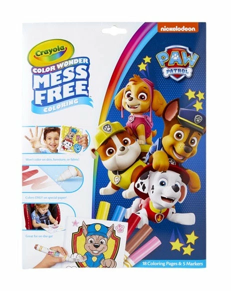 CRAYOLA COLOR WONDER FOLDALOPE PAW PATRO