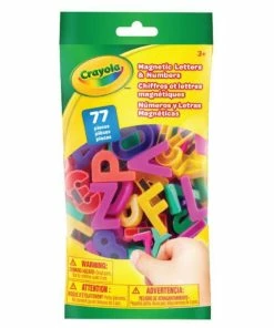 CRAYOLA 77PC LETTERS & NUMBERS MAGNETIC