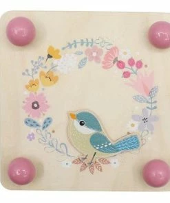 WOODEN FLOWER PRESS BIRD