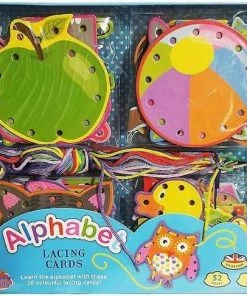 ALPHABET LACING CARDS