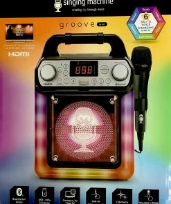 SINGING MACHINE GROOVE MINI BLACK