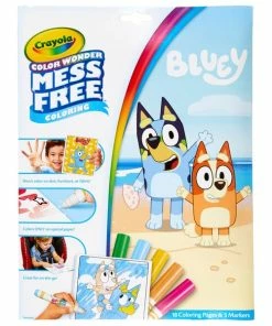 CRAYOLA COLOR WONDER FOLDALOPE BLUEY