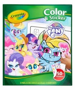 CRAYOLA COLOR & STICKER BOOK MLP