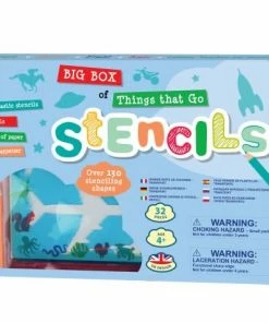 BIG BOX OF STENCILS THINGS THAT GO