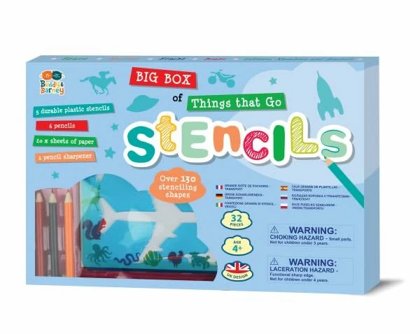 BIG BOX OF STENCILS THINGS THAT GO 1 BIG BOX OF STENCILS THINGS THAT GO