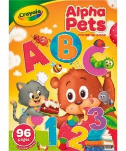 CRAYOLA COLORING BOOK ALPHA PETS