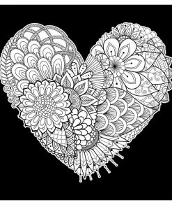 VELVET ART POSTER HEART