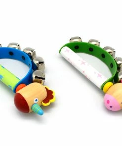 WOODEN HANDBELL UNICORN/DRAGON